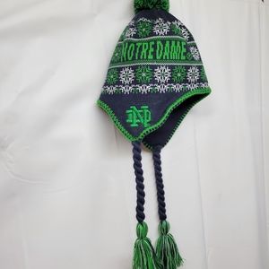 3/$15  Adidas Notre Dame Winter Hat Boys 4-7
